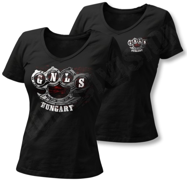 Boxer Hungary - Női V-nyakú póló