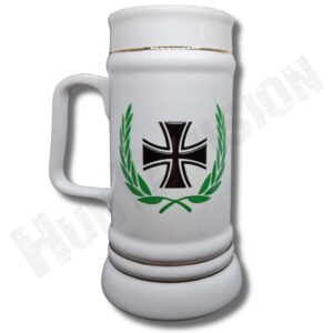 Vaskeresztes, koszorús söröskorsó