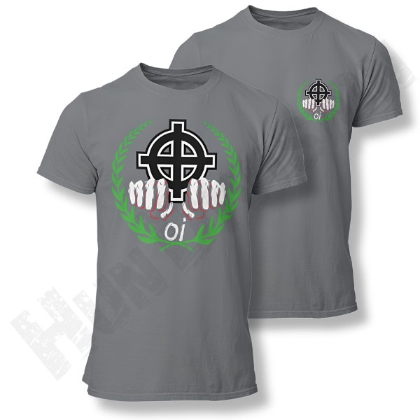 Oi! Ököl - férfi póló - Image 3