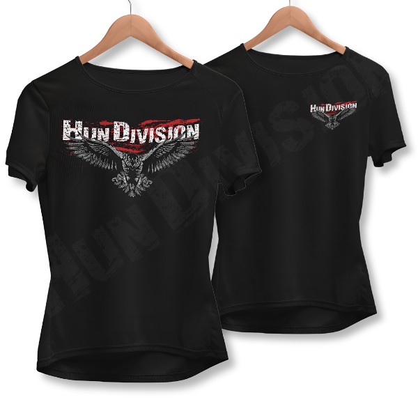 Hun Division - női csónaknyakú póló