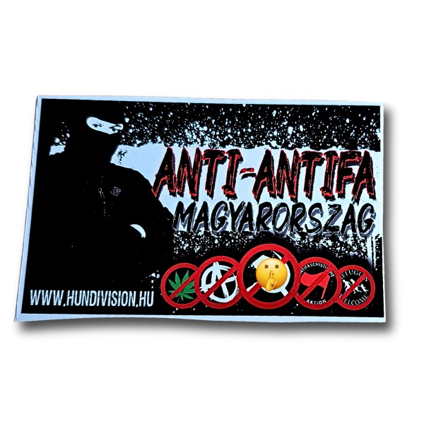 Anti-Antifa Magyarország matrica - Image 2
