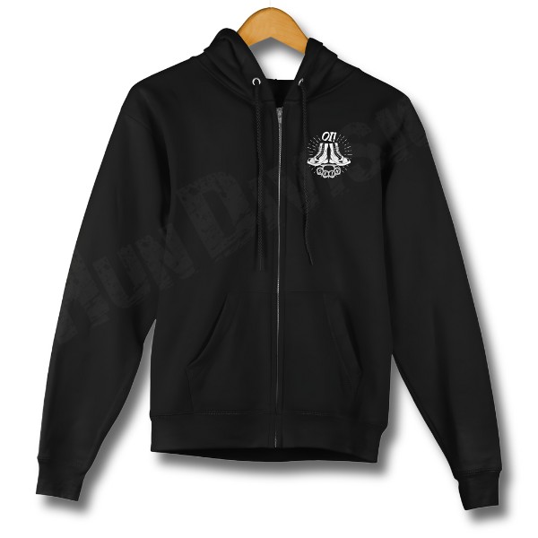 Oi! Skin boxer - férfi cipzáras pulóver