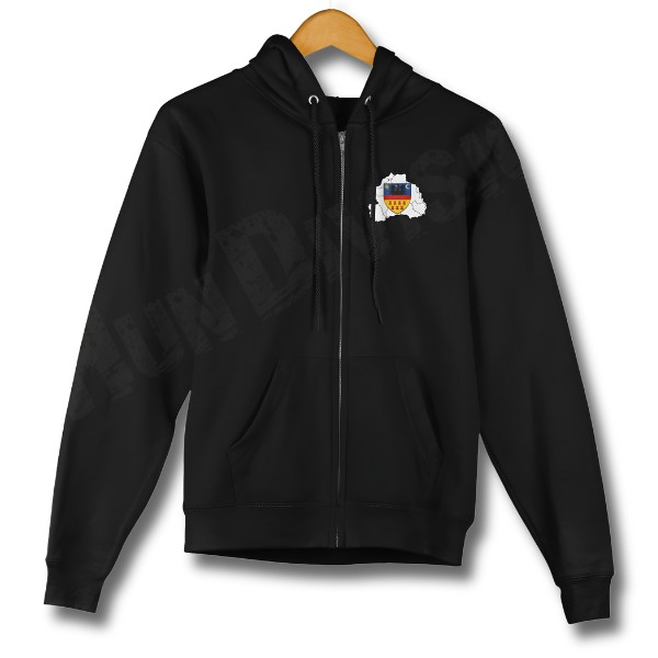 Erdély földje! - férfi cipzáras pulóver