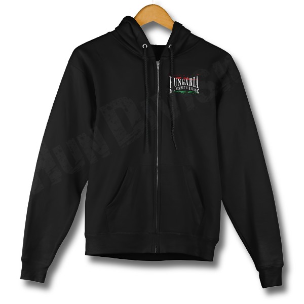 Él nemzet e hazán - férfi cipzáras pulóver