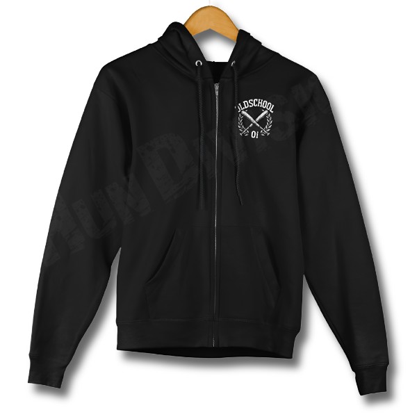 Oi szellemiség - férfi cipzáras pulóver