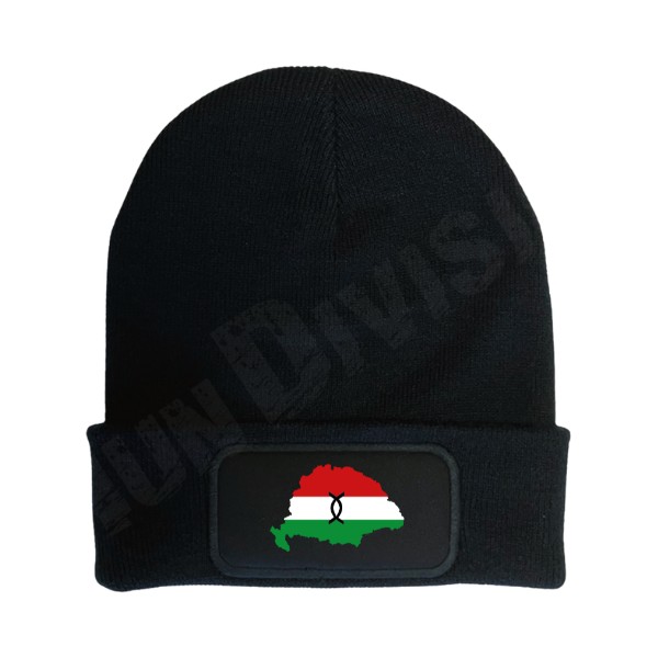 Nagy-Magyarország, nemzeti színű kötött sapka