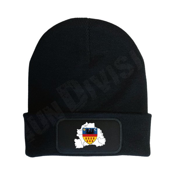 Erdély földje mintás kötött sapka