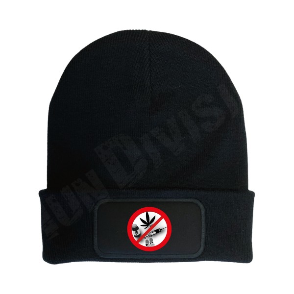 Anti-drogos kötött sapka